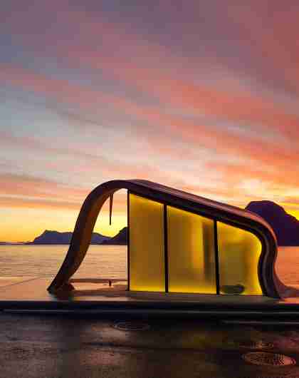 Ureddplassen along the Norwegian Scenic Route Helgelandskysten