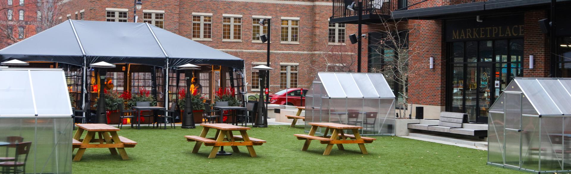 Grand Rapids Outdoor Dining In Winter | Heated Igloos & Domes