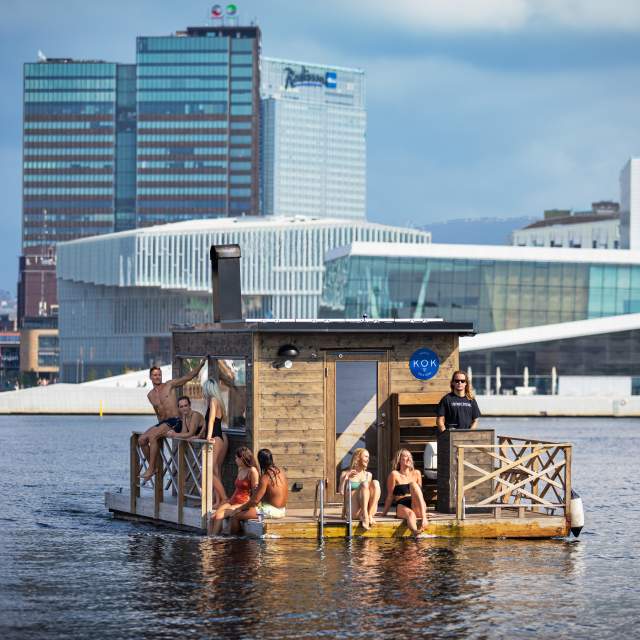 Playing On The Roof Of A Floating Sauna ? Impressions From The
