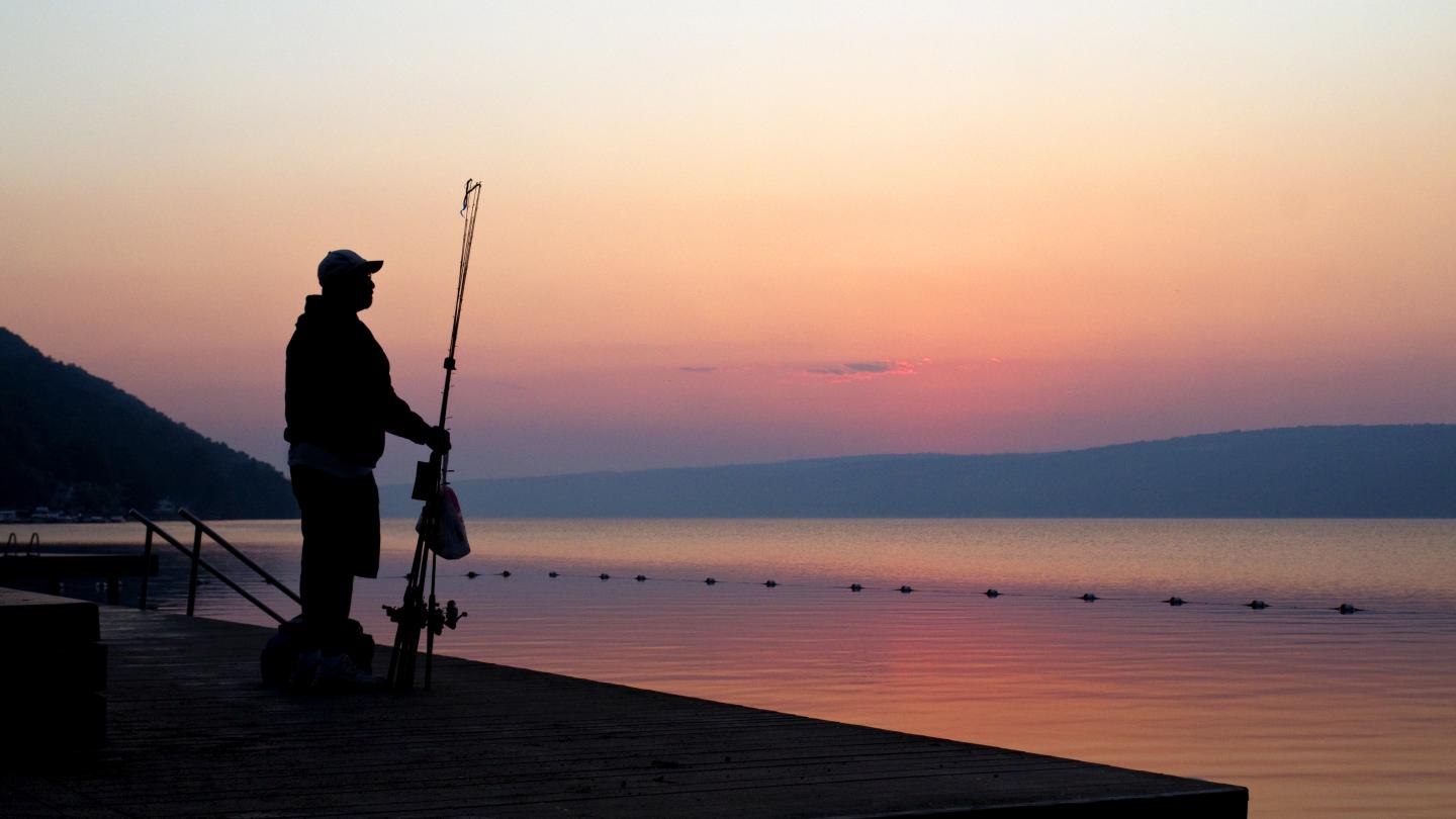 Dawn Fishing Keuka Lake