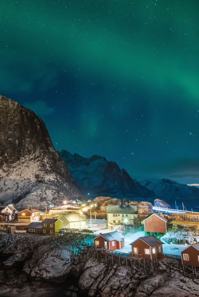 Northern Lights over the Lofoten Islands