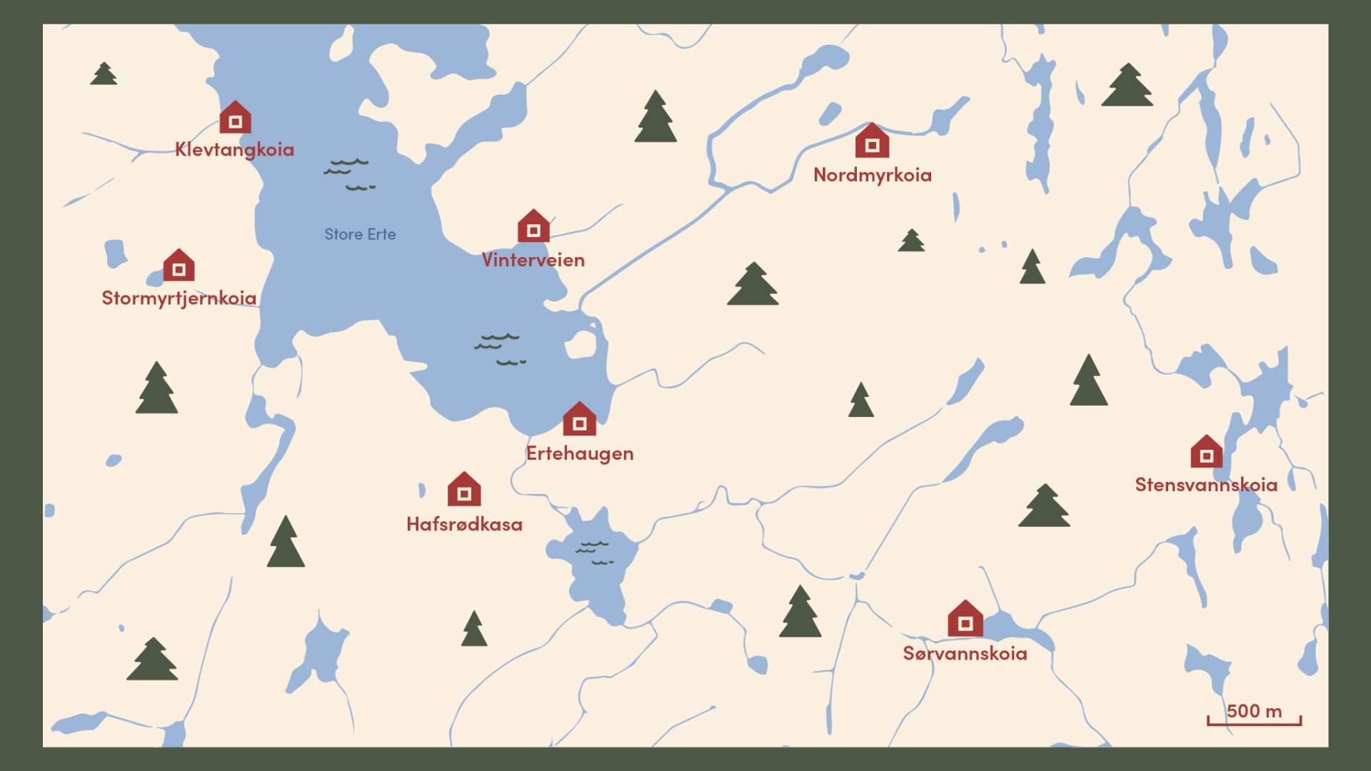 The Forest Cabins at Hafsrød