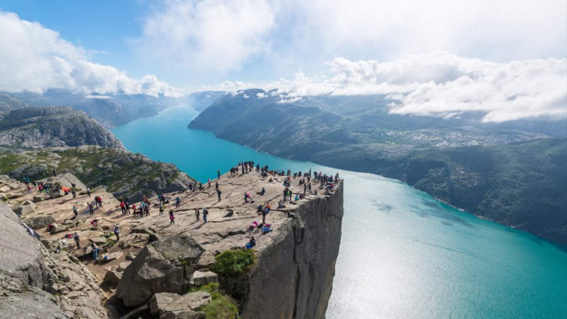 Vista del Preikestolen