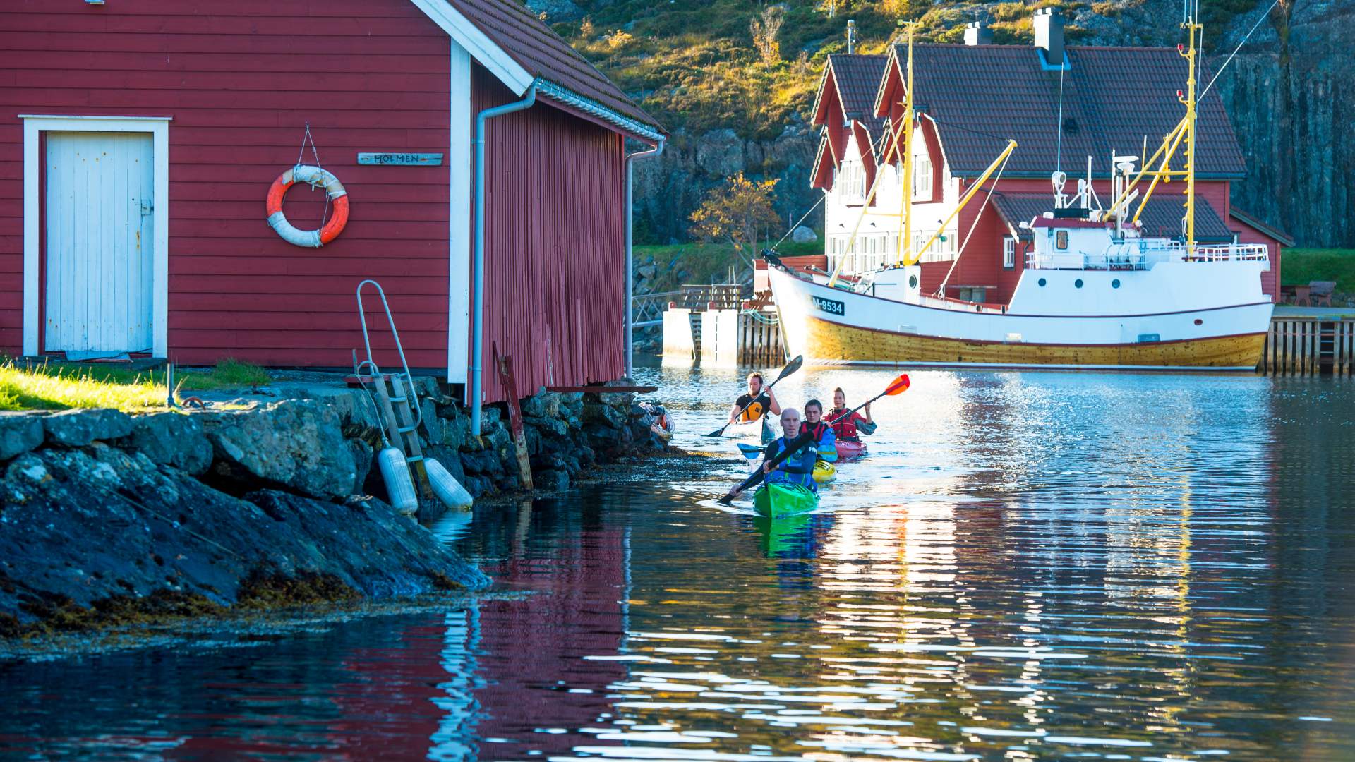 Kajakktur i Solund