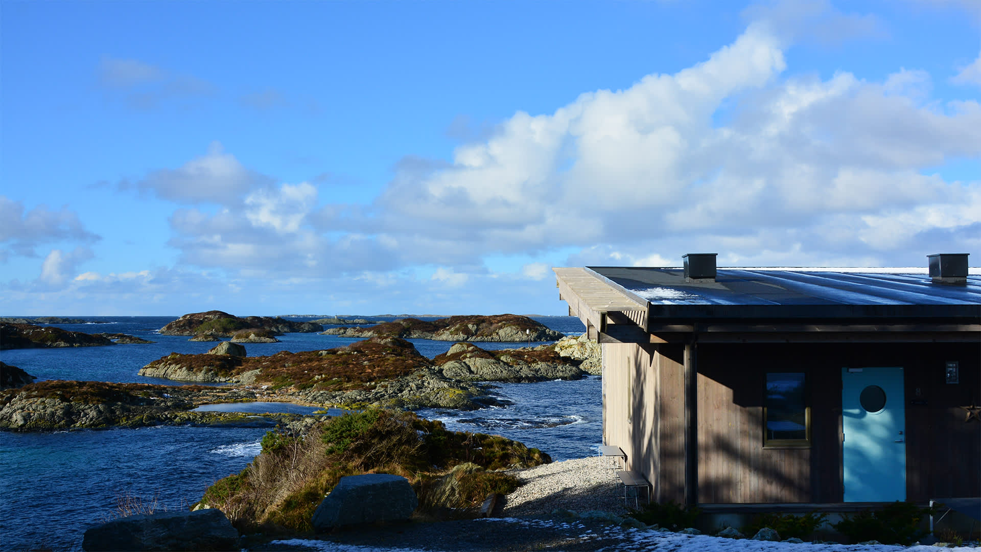 Meerblick auf Værlandet