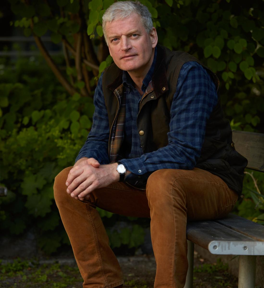 Portrait of the Norwegian writer Lars Mytting from Gudbrandsdalen