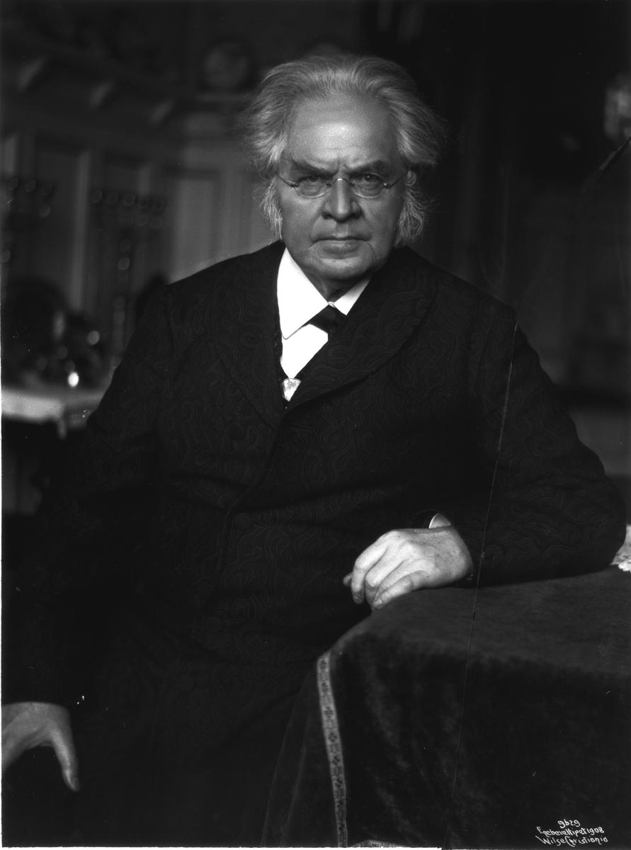 Portrait of Norwegian writer Bjørnstjerne Bjørnson