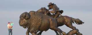 Buffalo Bill Bronze Sculpture