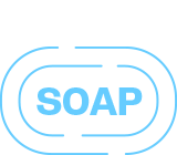 Line icon illustration of soap.