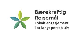 Bærekraftig reisemål logo bokmål png