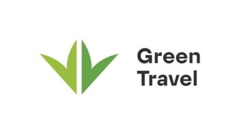 Green travel logo