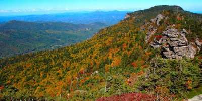 Fall Color Pictures Taken Today at Grandfather Mountain