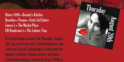 Menu Details for Tomato Walk on Aug. 20