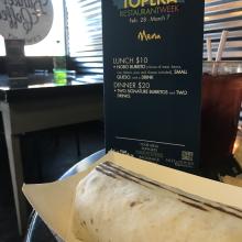 Restaurant Week: NOTO Burrito