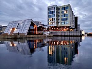 A hotel by the sea