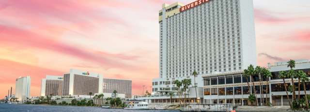 Check out Aquarius & Riverside Resort; both have a stunning view of the Colorado River in Laughlin.