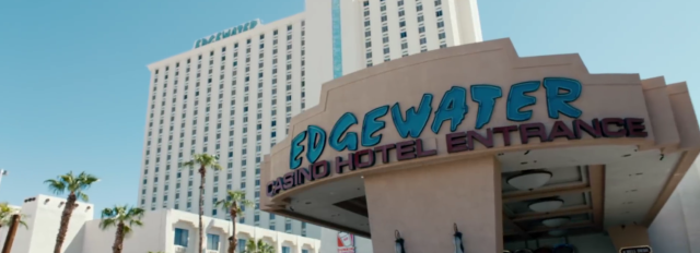 Exterior View of Edgewater Casino Resort Entrance