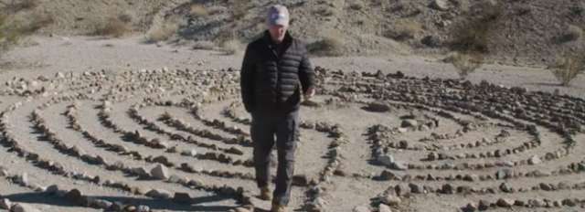 Man at Laughlin Labyrinths