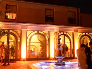 Hotels In Covington La Southern Hotel People Mingling In The Courtyard At Southern Hotel Night
