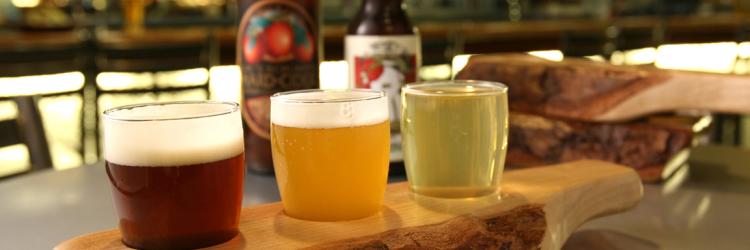 Cider Flight at The Green Well Gastro Pub