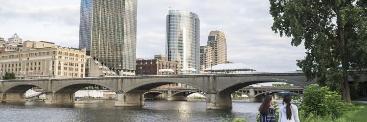 Downtown Grand Rapids Skyline in the Summer
