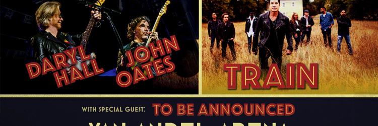 Daryl Hall & John Oates and Train to join forces at SMG-managed Van Andel Arena?