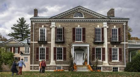 Highlands Mansion in Fall