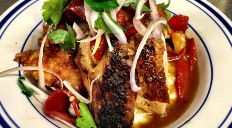 stove and tap chicken