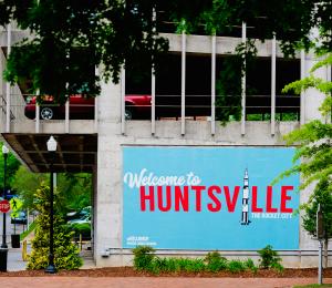 Welcome to Huntsville mural