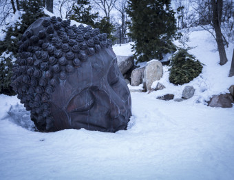 Long Island Buddha by Zhang Huan