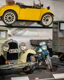 Cars from the 20's and 30's at the Norwegian road museum