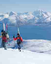 Ski touring in Vesterålen
