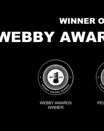 Winner of two Webby Awards in 2022