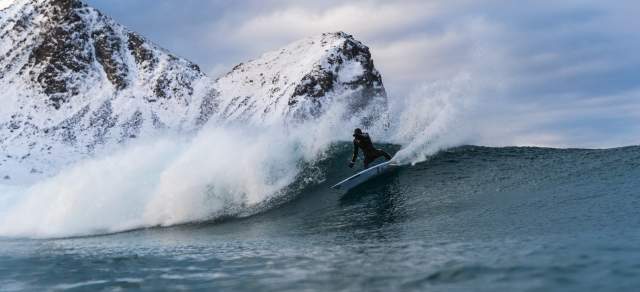 Surfing in Norway