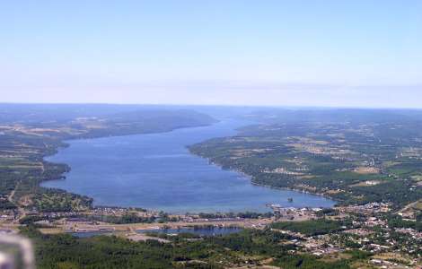 Finger Lakes Canandaigua Lake Scenic Aerial