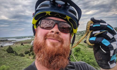 horns high mountain biking