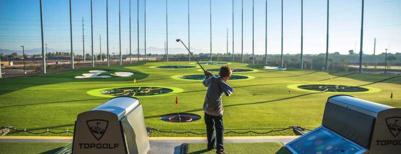 Child Golfer at Top Golf Child Golfer at Top Golf