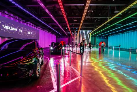 The Loop' construction complete at Las Vegas Convention Center; Tesla  vehicles to transport convention attendees underground
