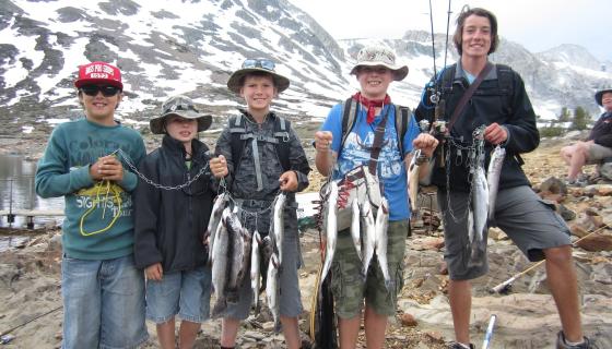 Saddlebag Lake Fishing