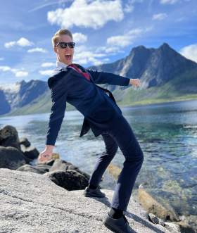 Kjetil Krogstad dancing in Tromsø