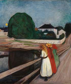 “Pikene på broen”, Edvard Munch (1901)