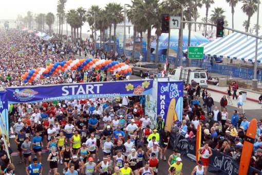 Surf City Marathon Start Line