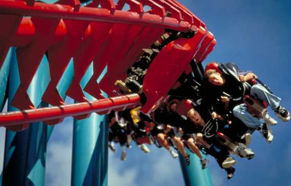 Denver Thrill Rides Amut Parks Visit Elitch Gardens Theme Water Park