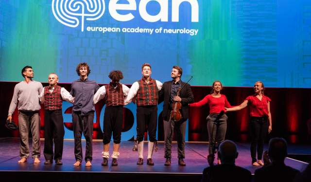 People on the stage at the EAN congress in Oslo, Norway