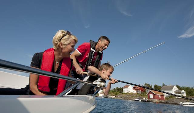 Fishing in Lyngdal Norway