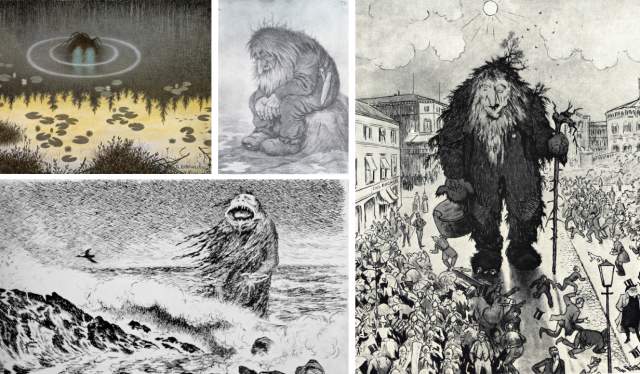 Four of Kittelsens most famous artworks