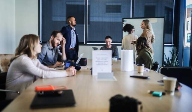 People in a meeting room