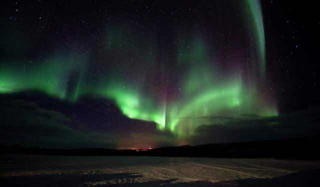 Northern lights at Kautokeino, Finnmark, Aurora borealis