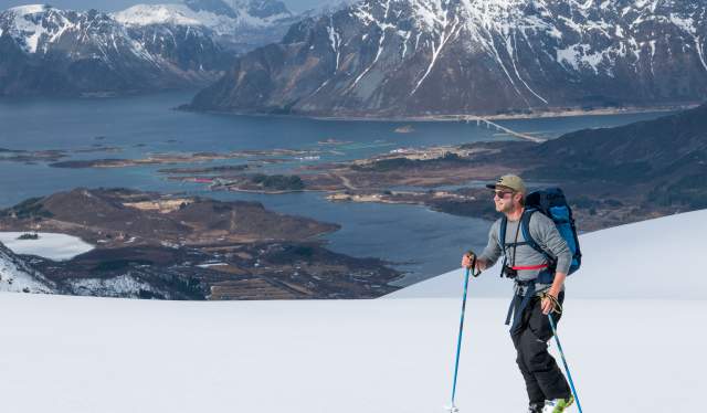 Ski touring in Lofoten
