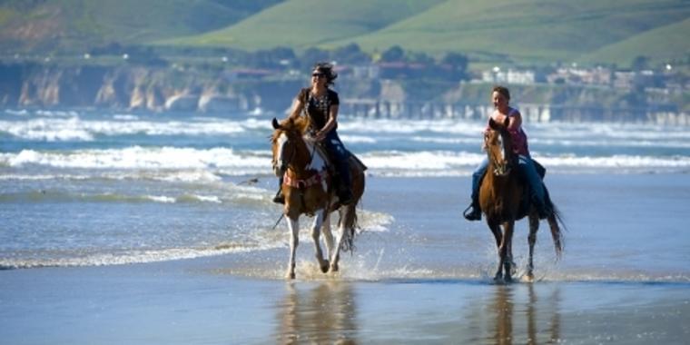 Grover Beach Hotels Restaurants Events Things To Do Horseback Riding On The Beach